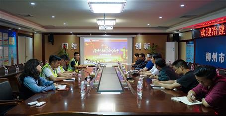 公司組織人事處到集團(tuán)五建項目部學(xué)習(xí)交流黨建工作