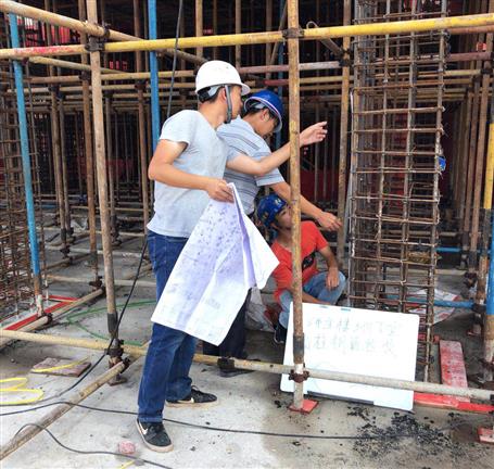 桂華分公司：堅守崗位，端午節(jié)建設工地不停歇
