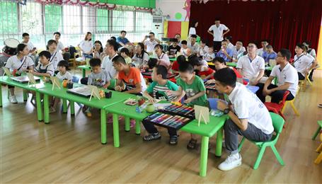 冶建青年走進(jìn)兒童福利院，帶去愛的“綠動(dòng)”