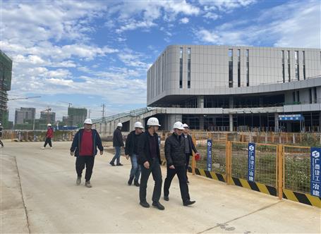 周善學到第十二分公司項目調研指導工作