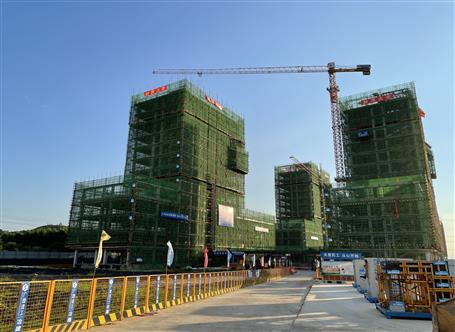 第十二分公司洛可可項目主體結構順利封頂