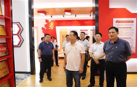 廣西企業(yè)文化建設(shè)協(xié)會(huì)專家到冶建公司對(duì)黨忠誠教育基地指導(dǎo)工作