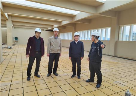 廖立波、何勇到項目開展一季度暨復(fù)工復(fù)產(chǎn)綜合大檢查