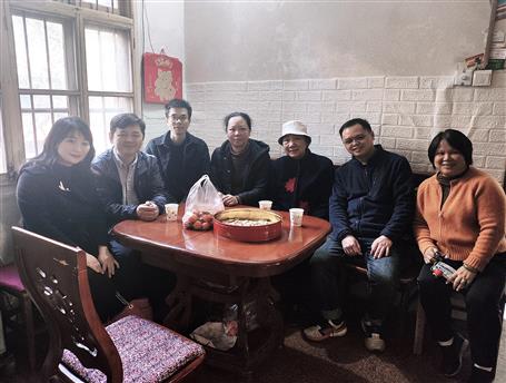 九三學社柳州市委領導到冶建公司走訪慰問老社員